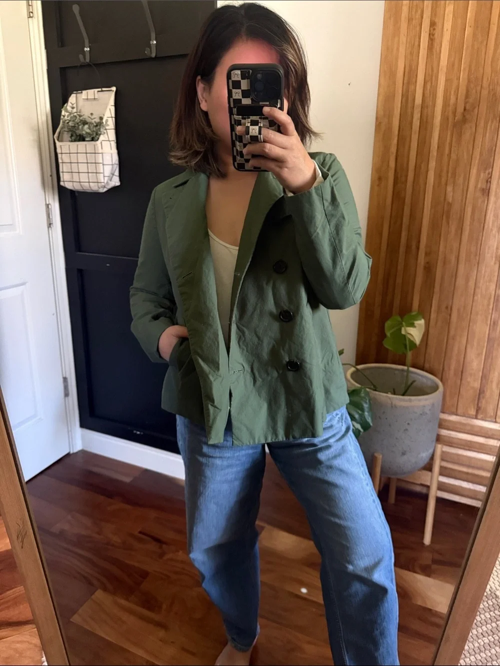J Crew Japanese Poplin Swing Trench Coat. Size 2 oversized